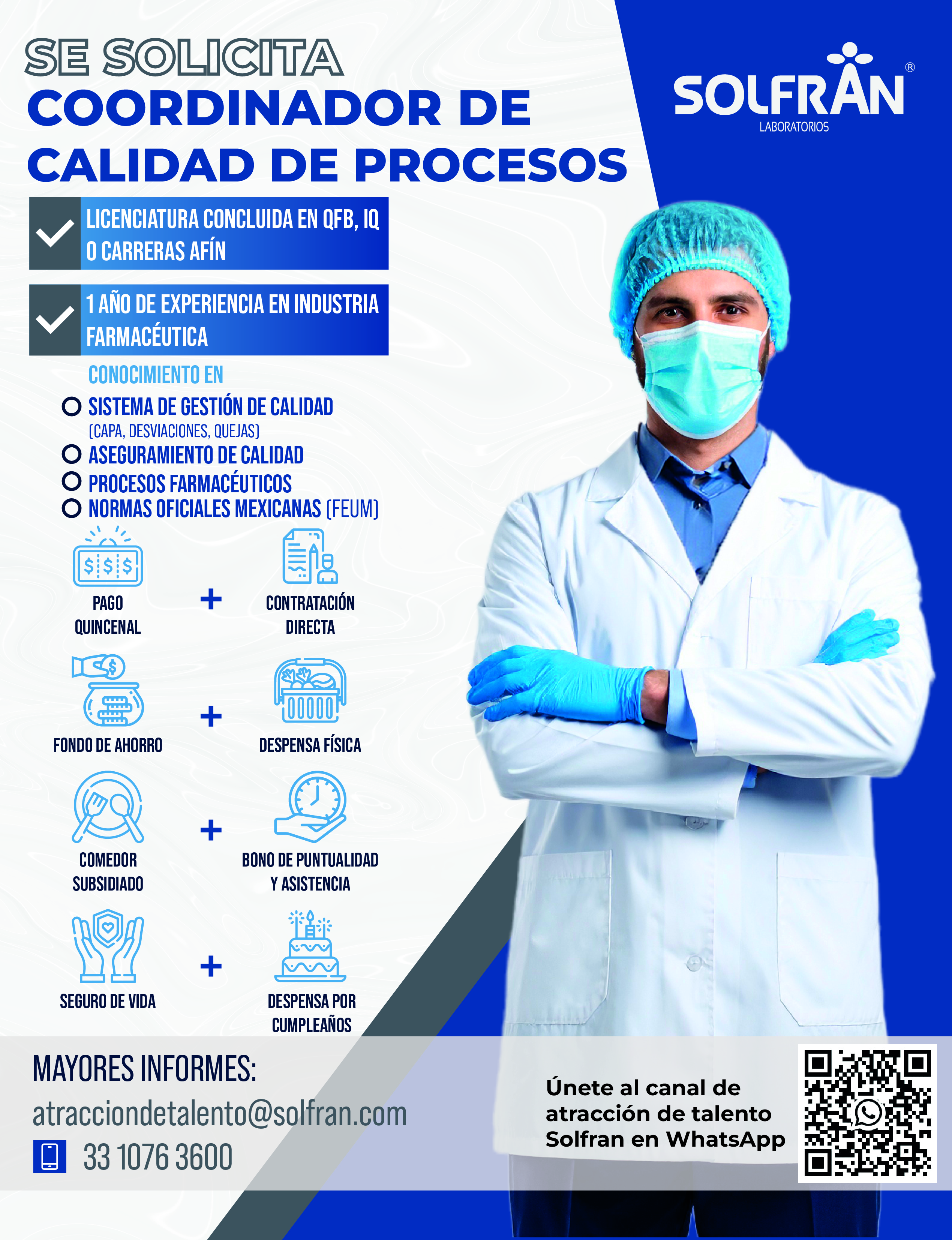Coordinador de Calidad de Procesos